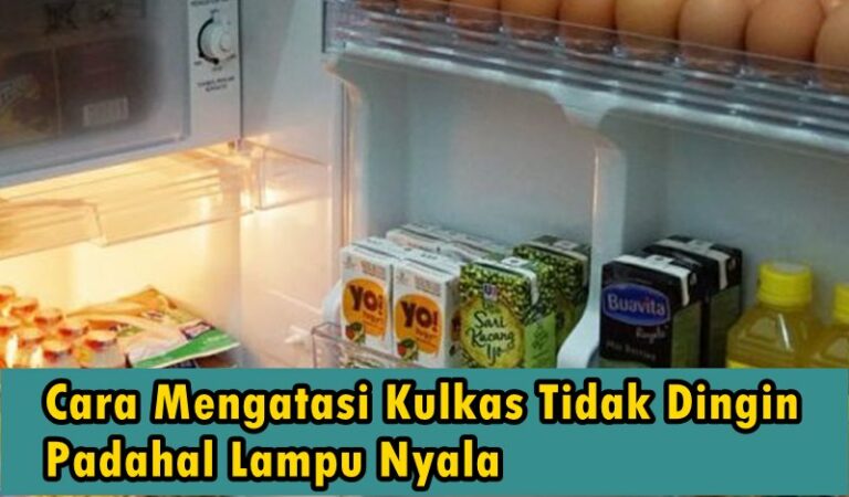Cara Mengatasi Kulkas Tidak Dingin Padahal Lampu Nyala